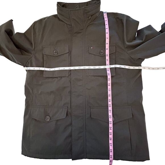 TOMMY HILFIGER Military Inspired Utility Jacket Size Large - Picture 13 of 15